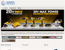 Tablet Screenshot of mastertools-az.com